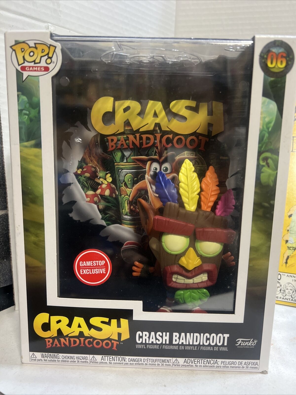 Funko POP Crash Bandicoot 06 GameStop Exclusive RARE AND COOL BRAND NEW