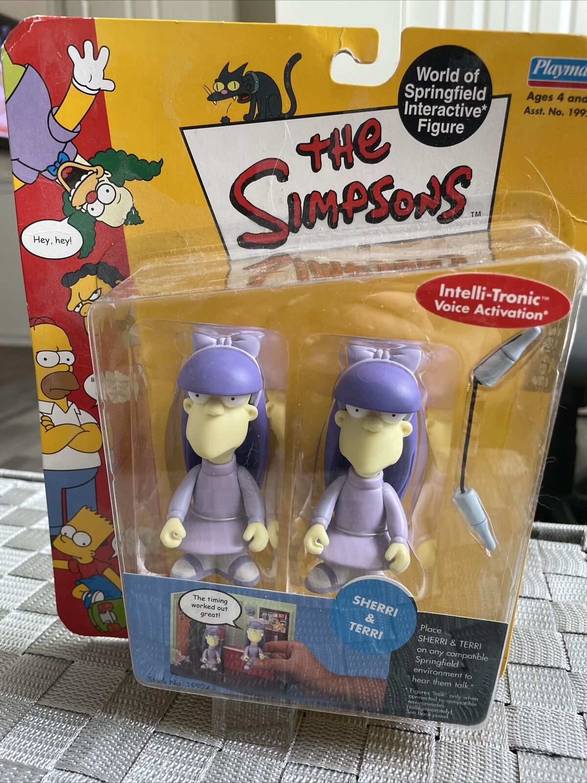 New SHERRI & TERRI - Simpsons Playmates WOS - Series 8 Figure - TWINS Schoolgirl