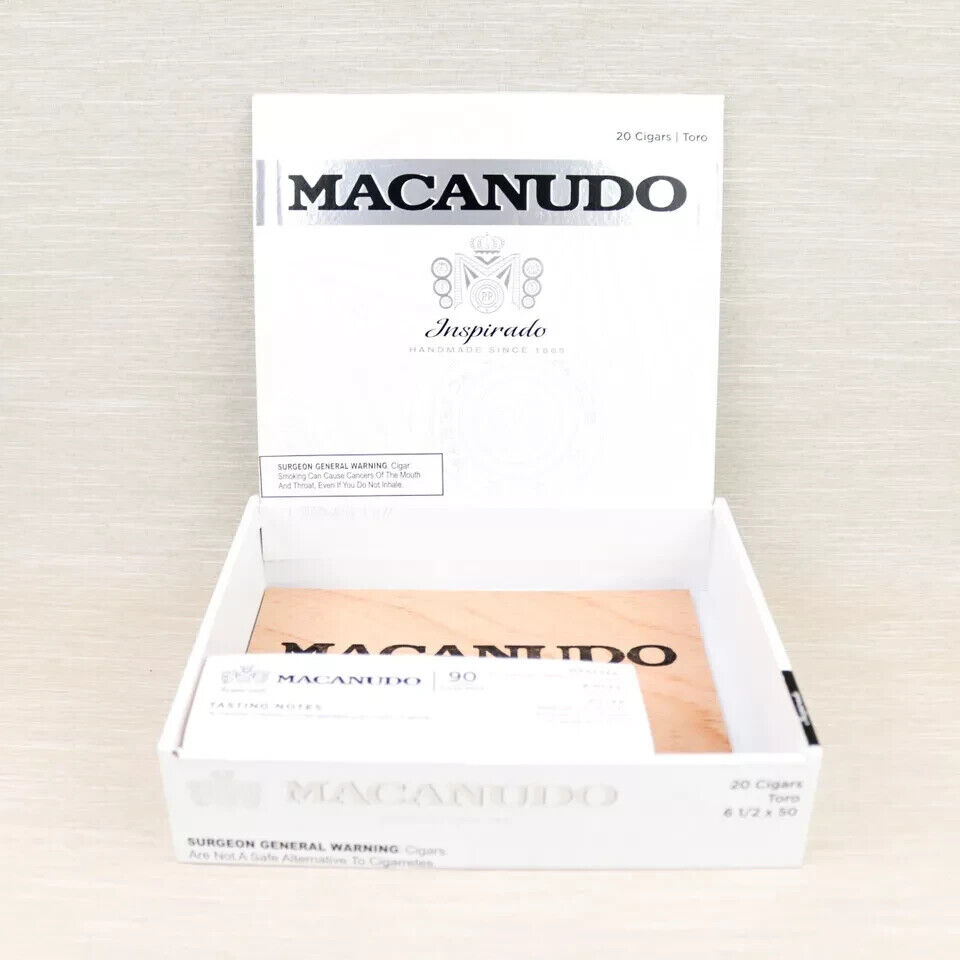 Macanudo Toro Inspirado Empty Wooden Cigar Box 8.25\
