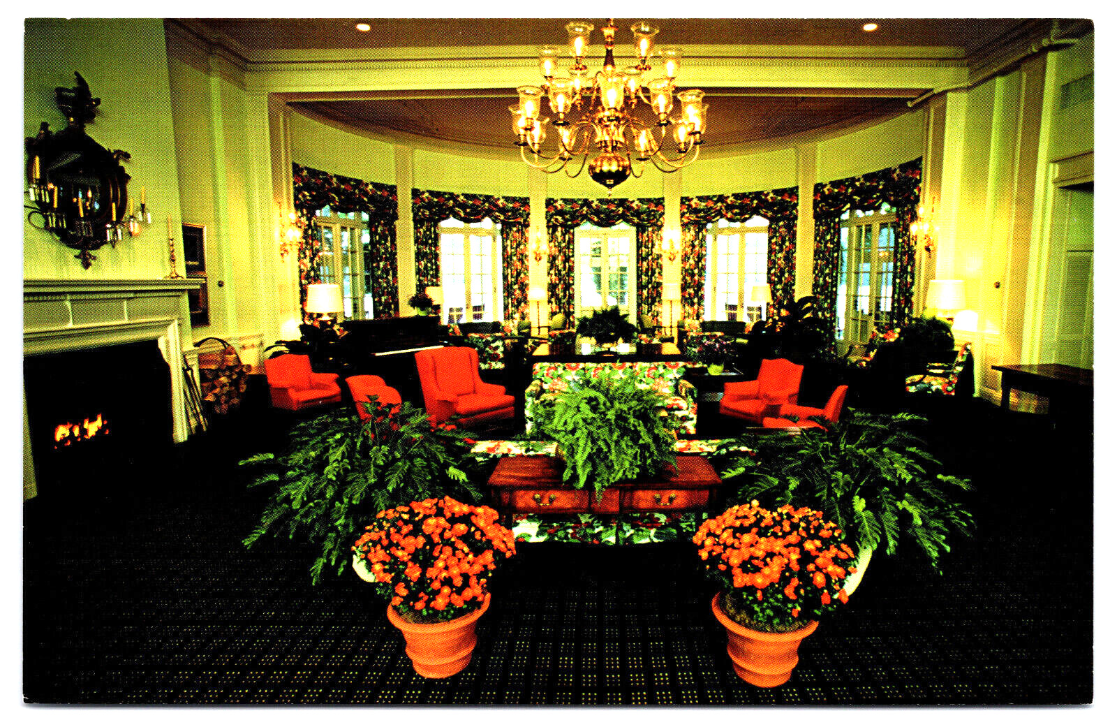 The Otesaga Resort Hotel of Coopertown New York NY Postcard Interior View