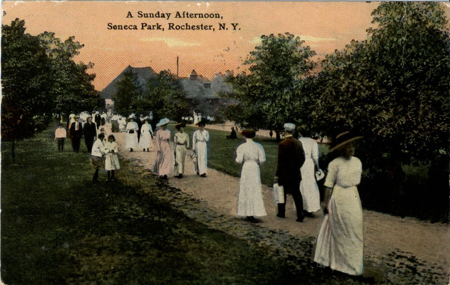 Edwardian Sunday Afternoon ~ ladies fashion ~ Seneca Park Rochester NY ~ 1917