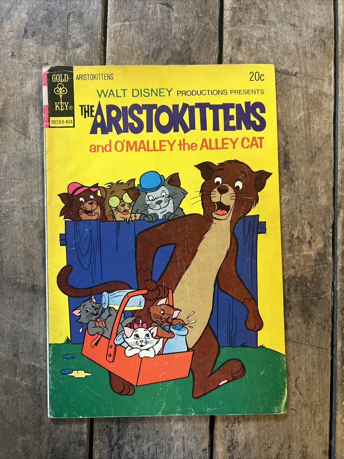 1974 Gold Key - Walt Disney Presents : The Aristokittens No.3 - 20 Cent Comic