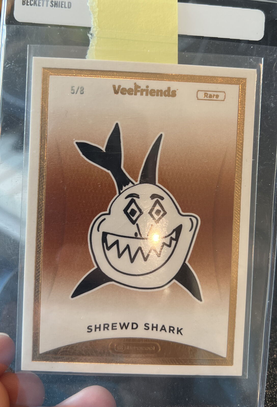 2022 Zerocool VeeFriends Series 1 Shrewd Shark Fish #214 Rare (#\'d 5/8)
