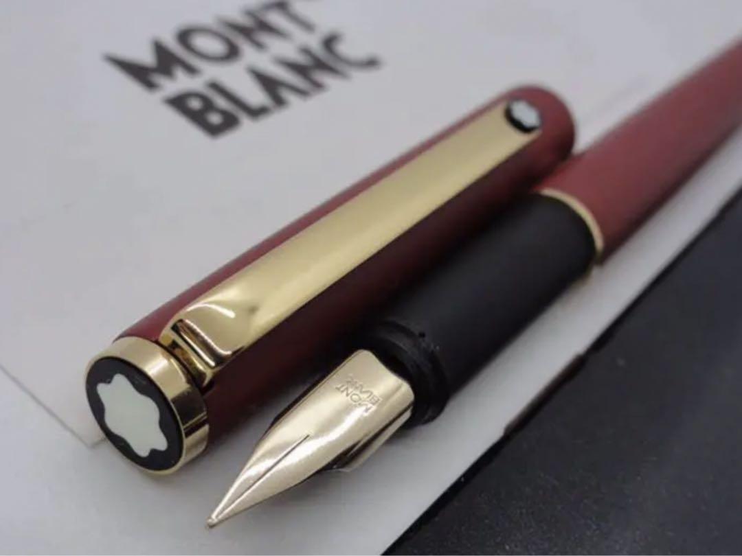 Rare, unused, preserved S-Line No. 2118 Red color & gold decoration Montblanc