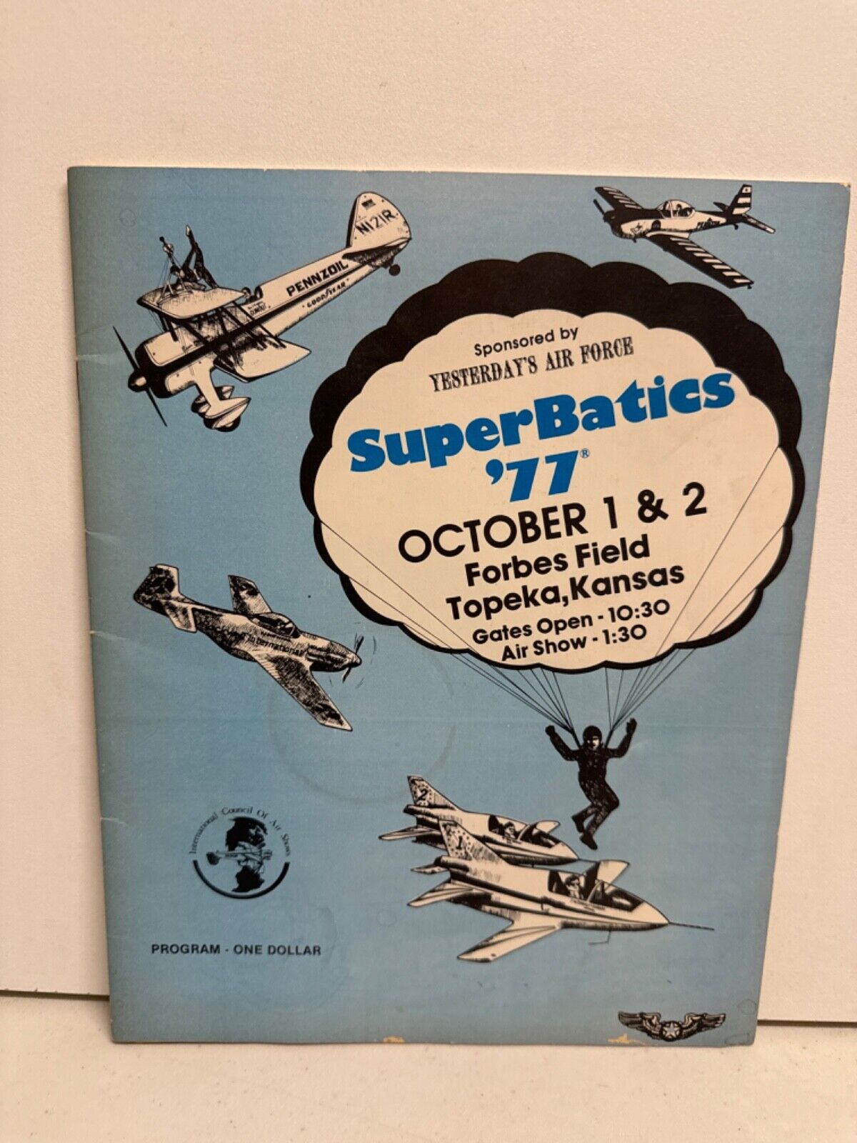 SuperBatics 1977 October 1 & 2 Forbes Field Kansas Program