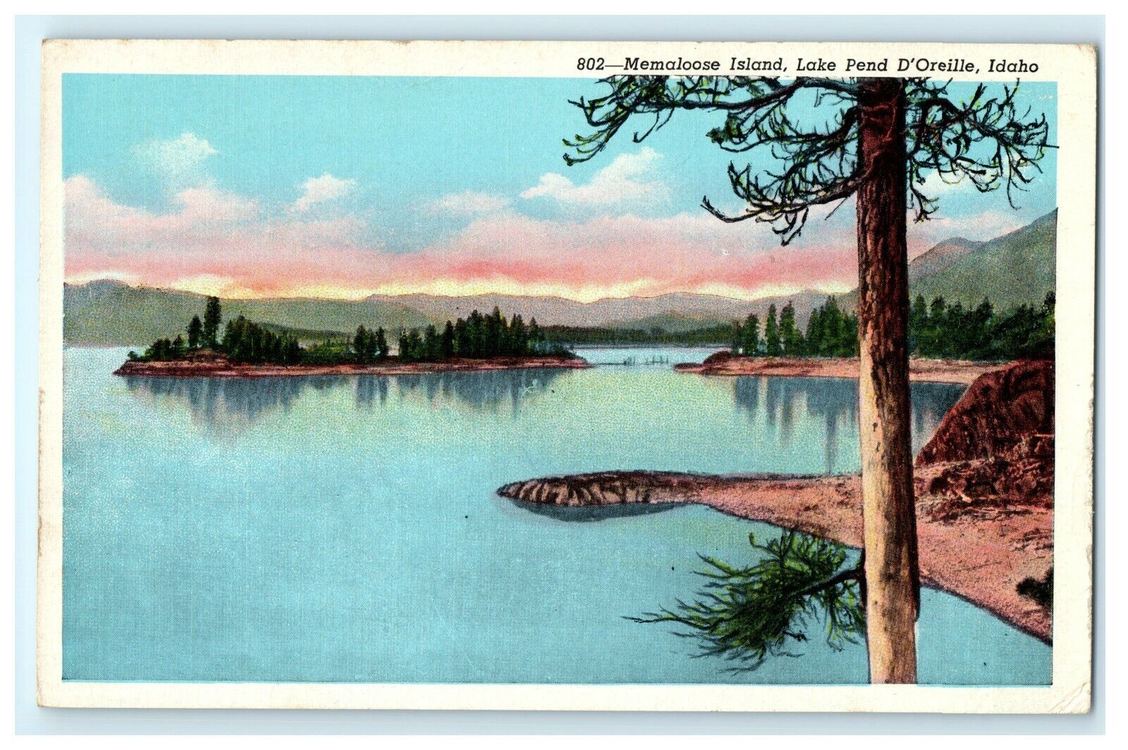 Spot Pond Middlesex Fells MA Massachusetts Postcard (BA12)