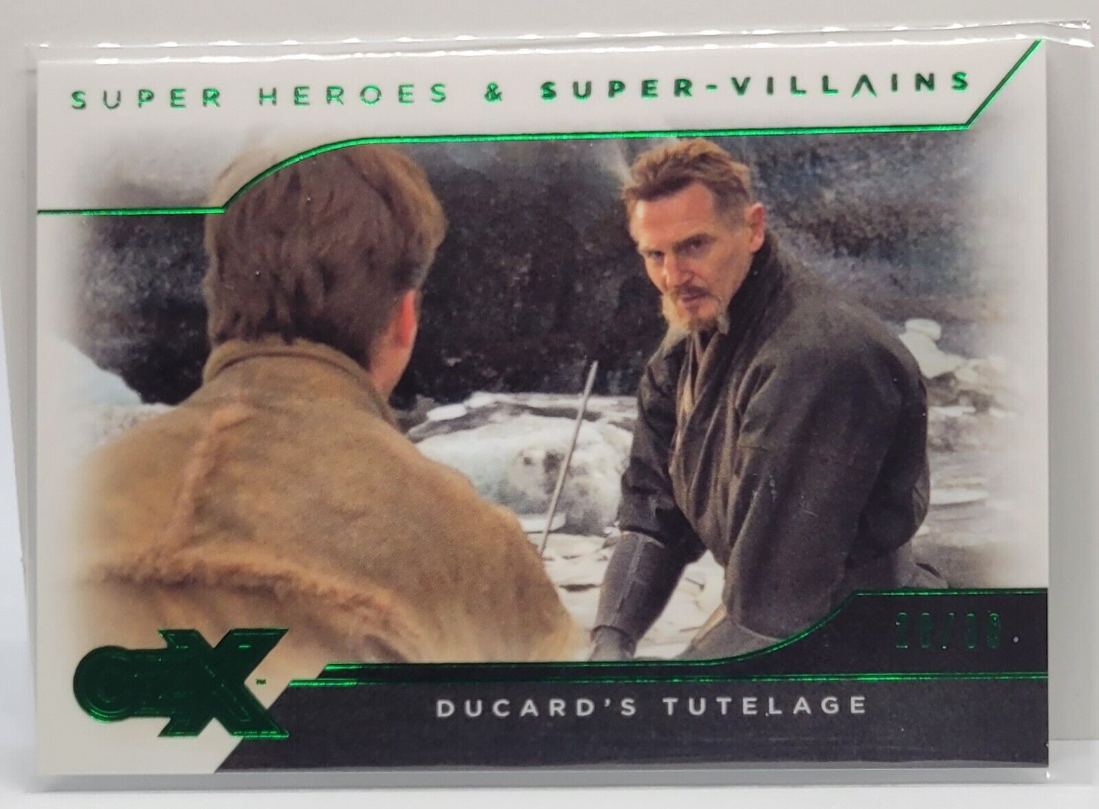DUCARD\'S TUTELAGE 2019 CZX SUPER HEROES & SUPER VILLAINS GREEN BASE 28/30 BATMAN