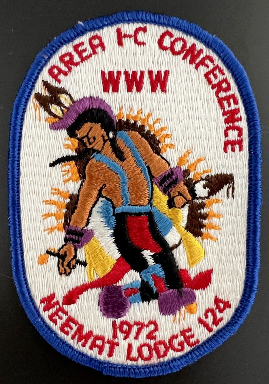 1972 Area 1-C OA Conference Patch Neemat Lodge 124