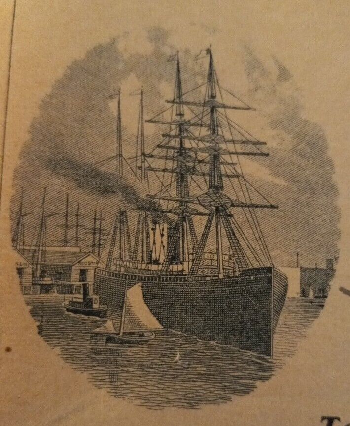  Ship Check: J F Hughes Gen Merchant Bank of Middlesex Urbanna, Va 1907