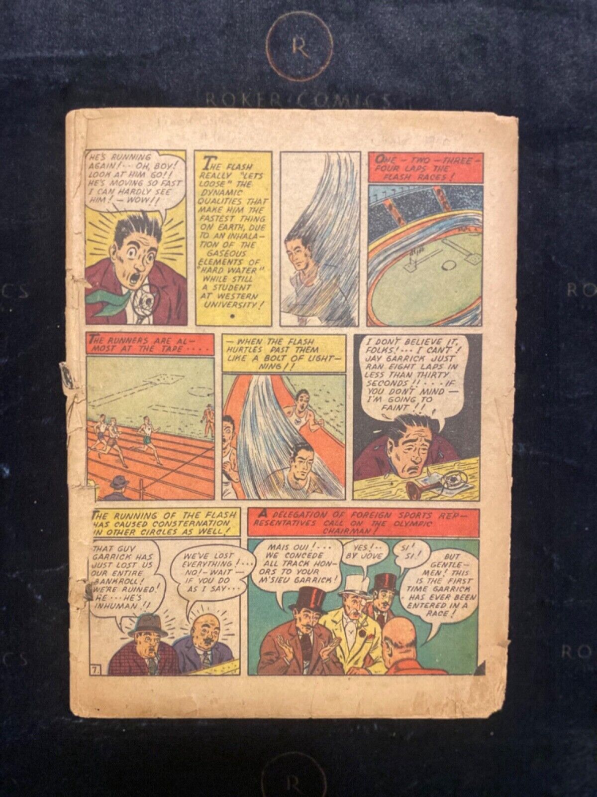 Extremely Rare (Coverless) 1940 Flash Comics #6