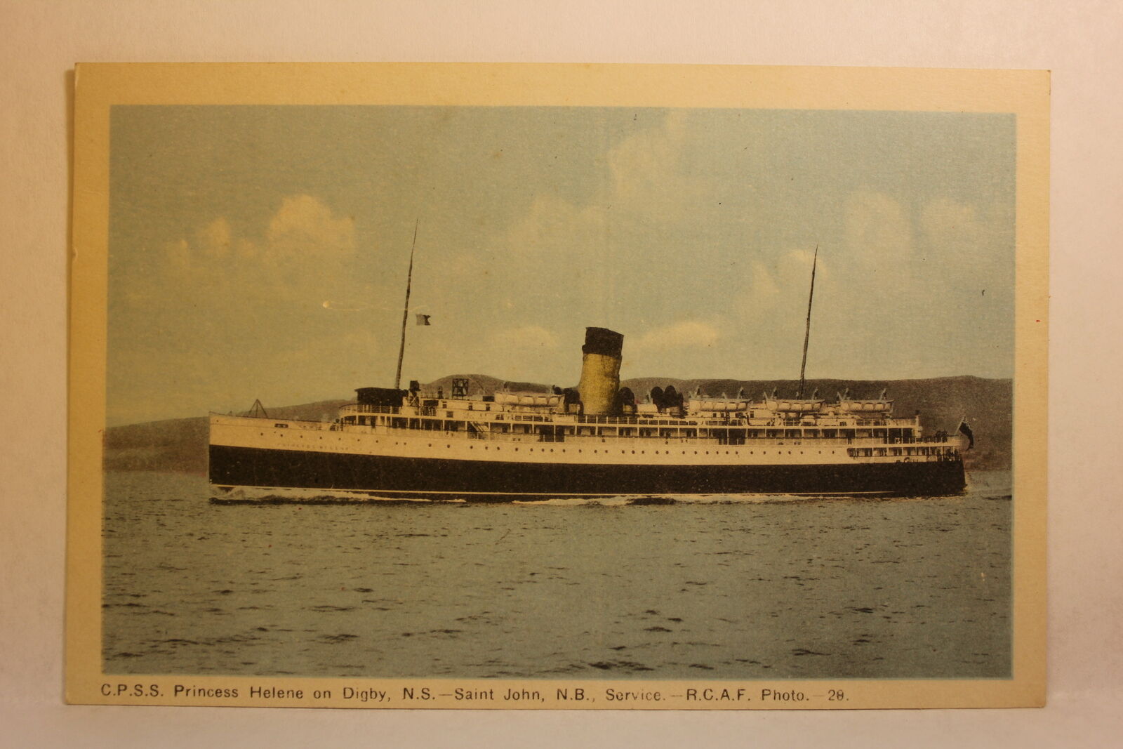 Postcard CPSS Princess Helene On Digby NS Saint John NB Ship   I7