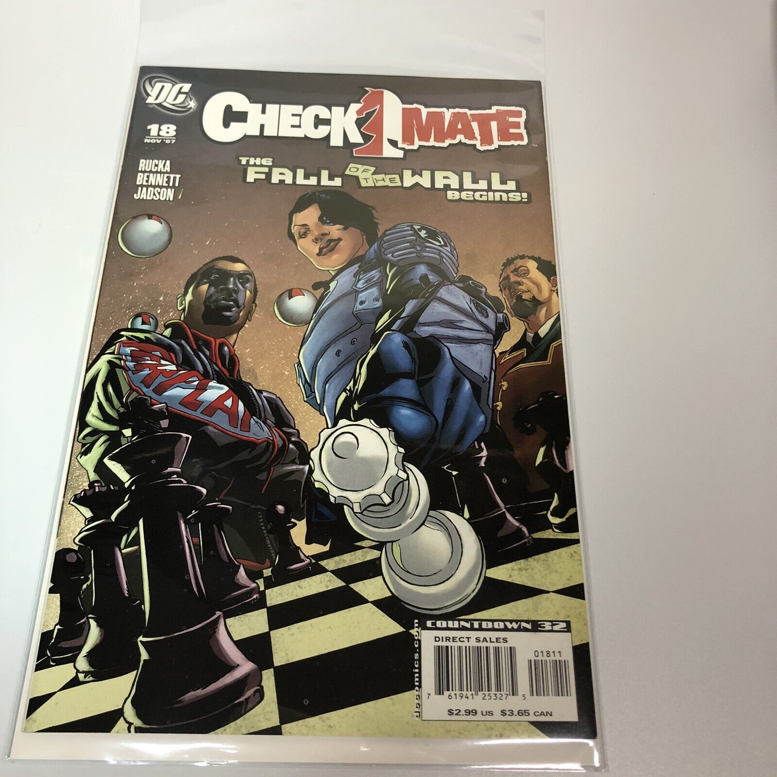 Checkmate TP Vol 03 The Fall Of The Wall -DC Comics- Rucka, Bennett, Jadson