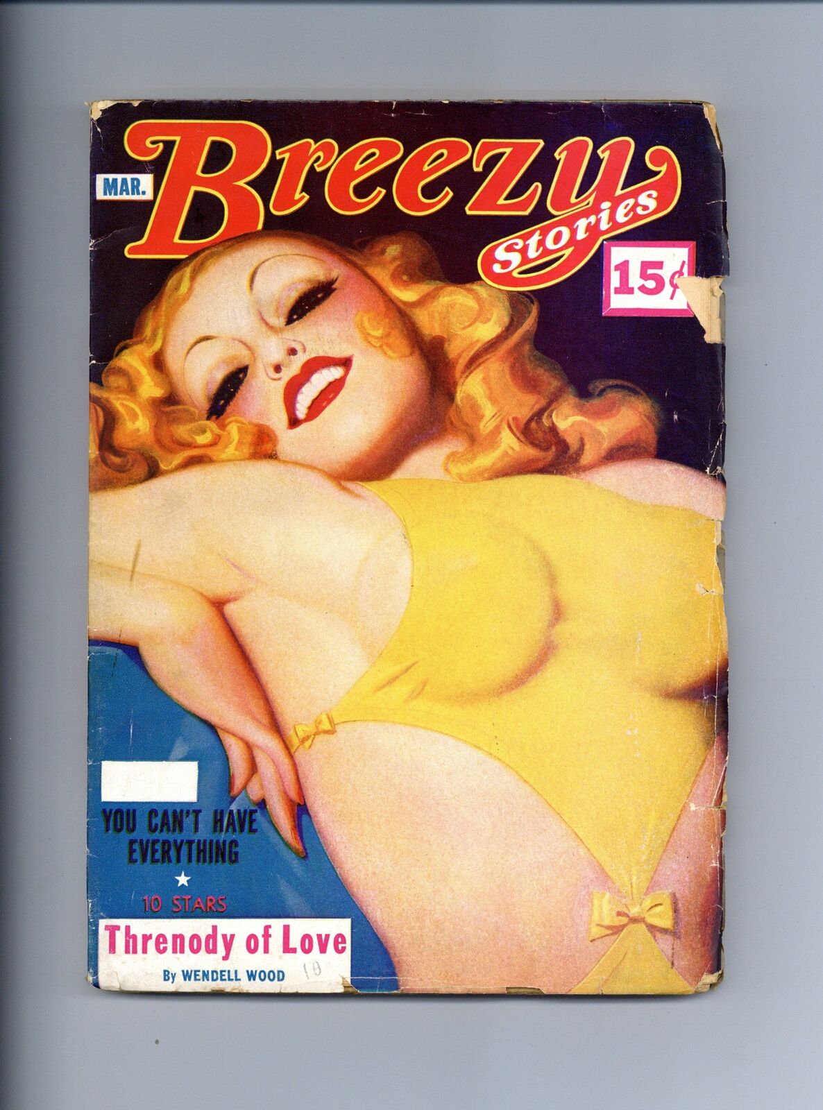 Breezy Stories and Young\'s Magazine Pulp Mar 1942 Vol. 53 #6 VG