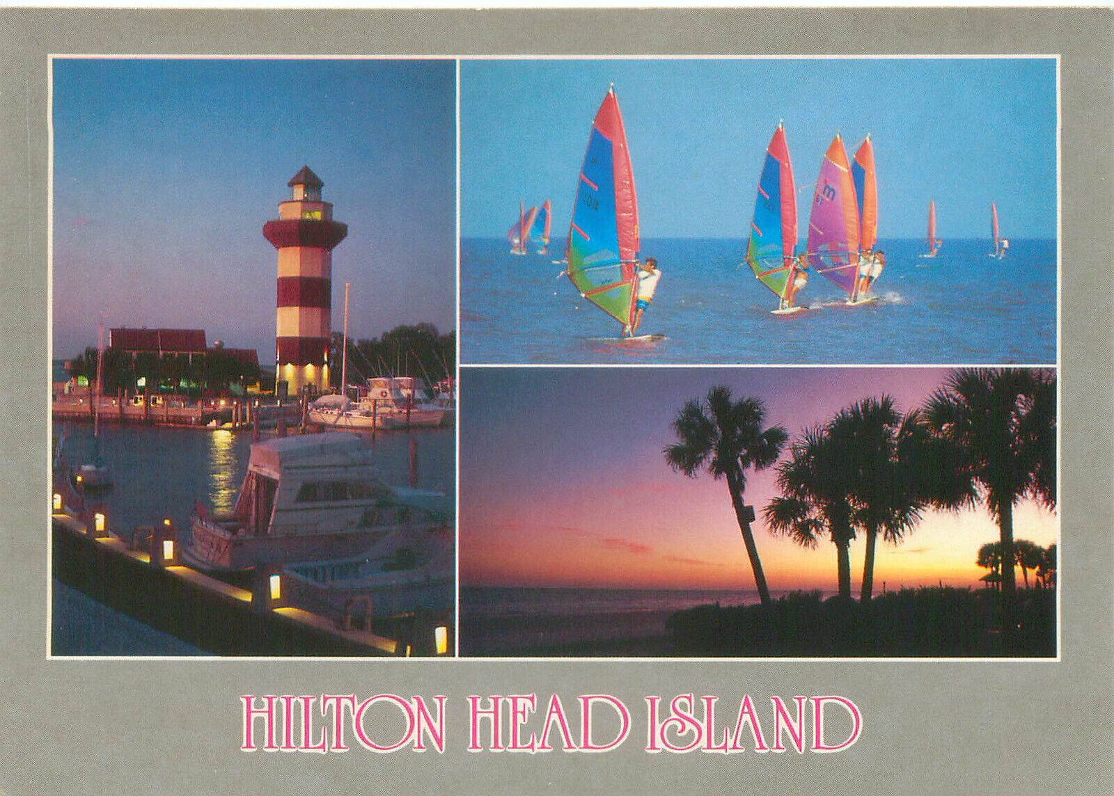 Vintage Postcard: Hilton Head Island, South Carolina, Harbour Town
