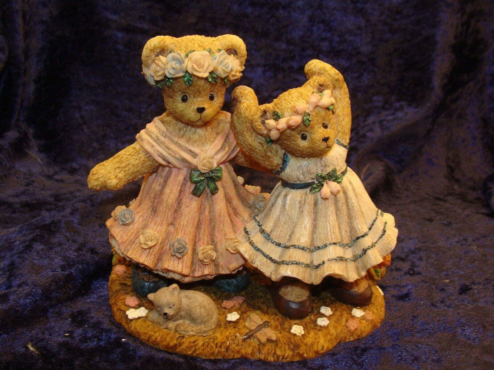 BERRY HILL BEARS SPRING ENCORE~ 1997 ~ Youngs ~ DANCING BEARS ~ 4.75”x4.75”~VGC~