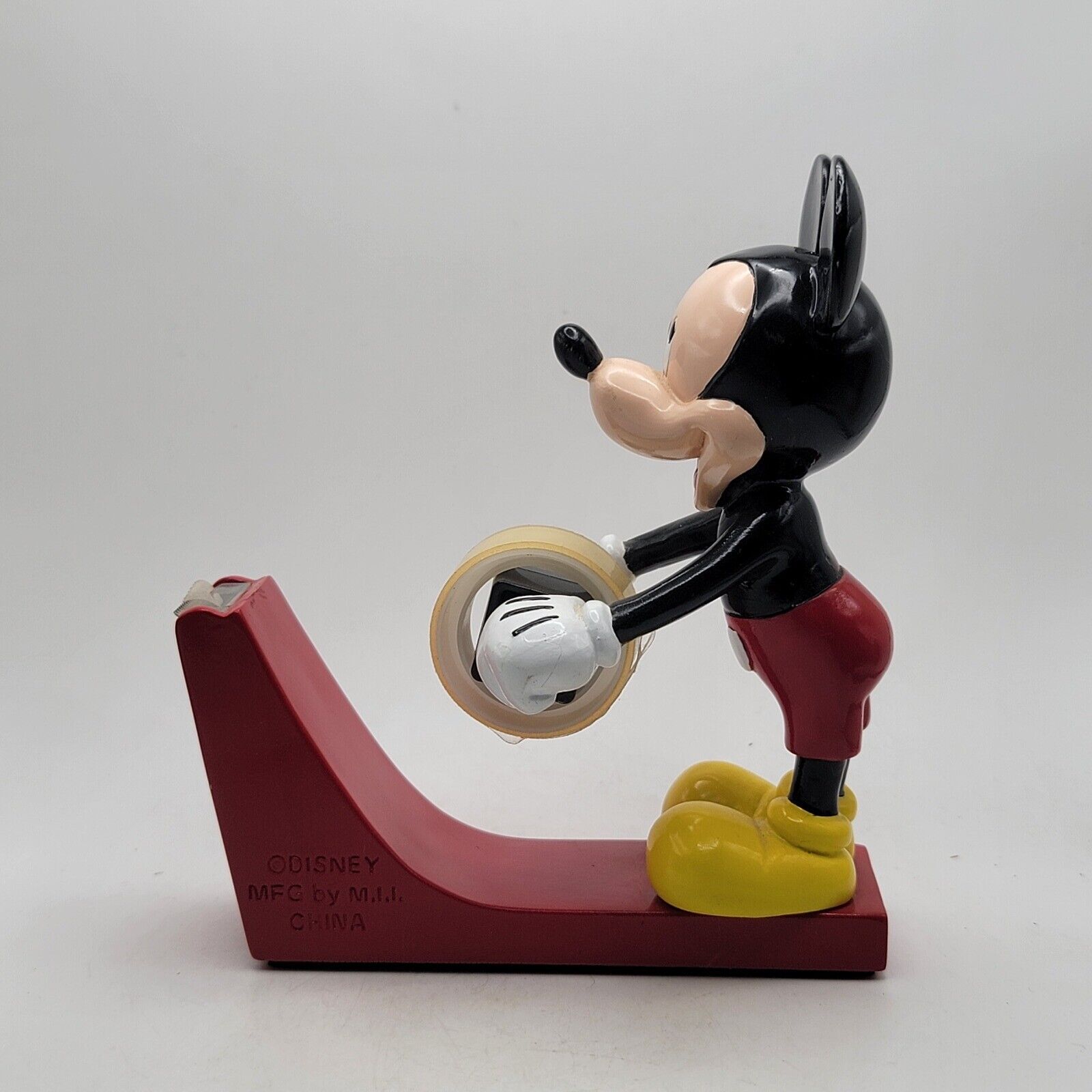 Vintage Disney Mickey Mouse Desk Tape Dispenser Minor Wear