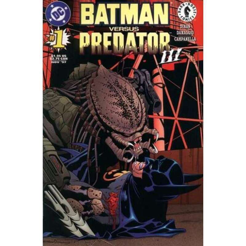 Batman/Predator III: Blood Ties #1 in Near Mint condition. Dark Horse comics [t 