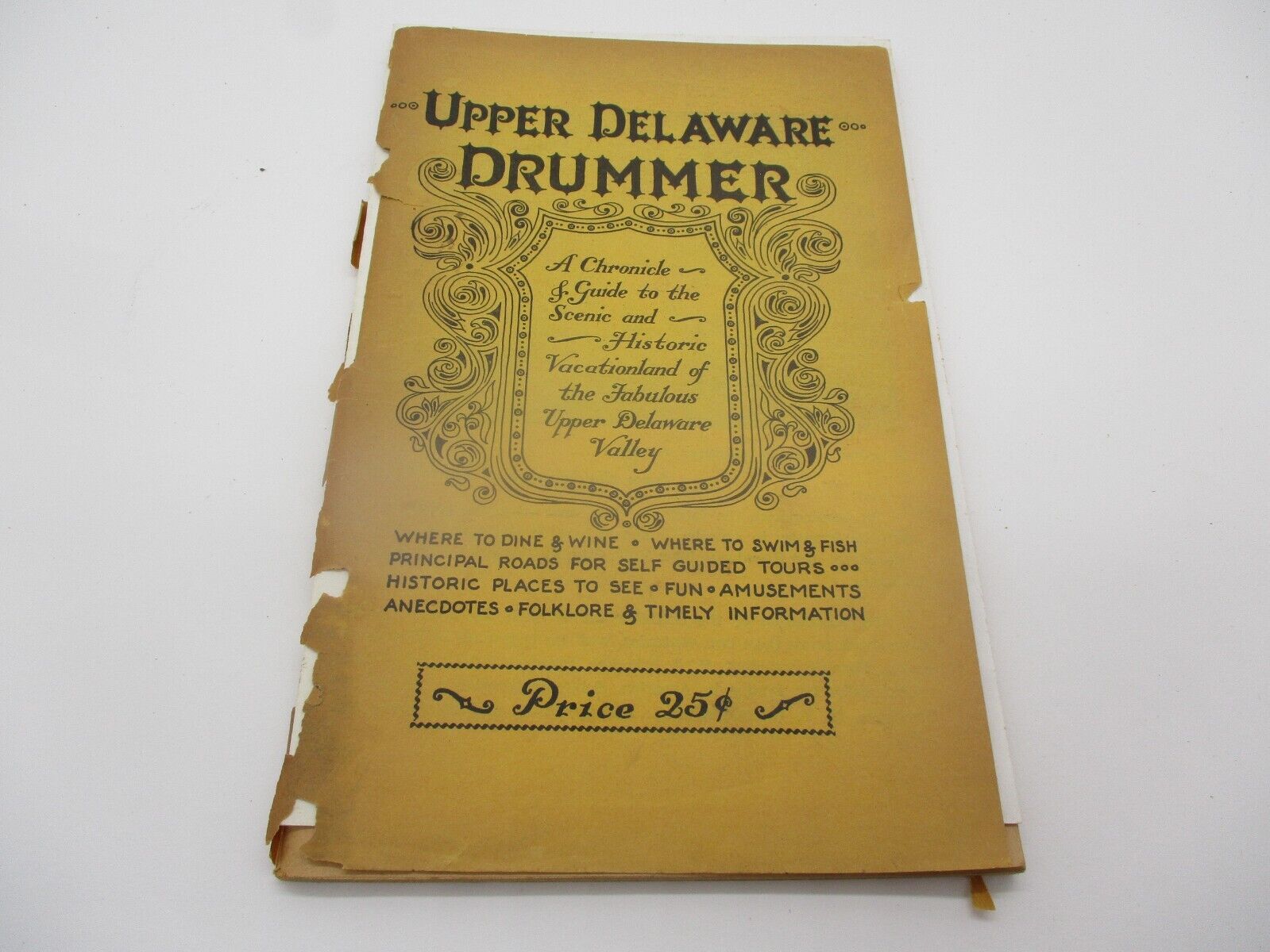 Vintage 1965 *UPPER DELAWARE DRUMMER* Guide to Upper Delaware Valley