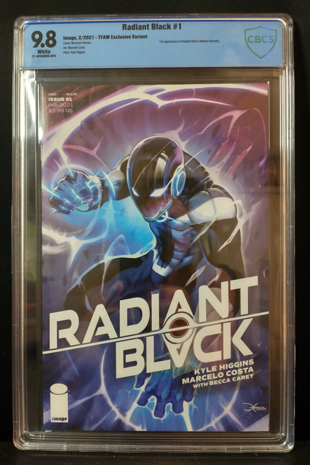RADIANT BLACK #1 (Things From Another World Edition) 9.8 2021 CBCS not CGC IMAGE