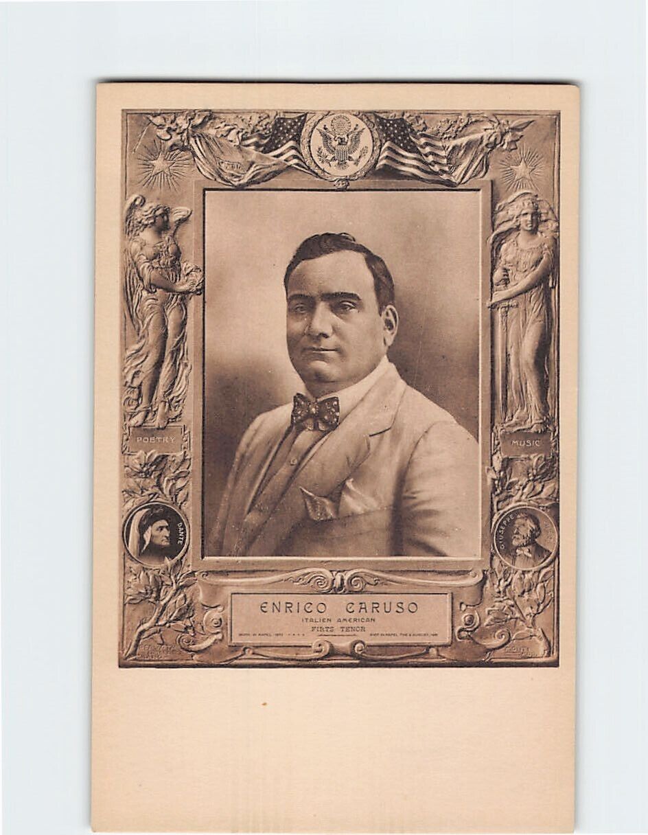 Postcard Portrait of Enrico Caruso