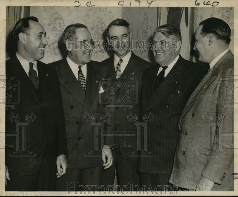 1946 Press Photo John Stelle and national legion members shown in New Orleans