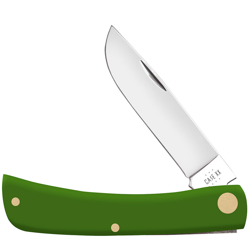 CASE XX POCKET KNIFE SOD BUSTER JR - GREEN SYNTHETIC SMOOTH