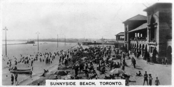 Sunnyside Beach, Toronto, Canada, c1920s Old Photo