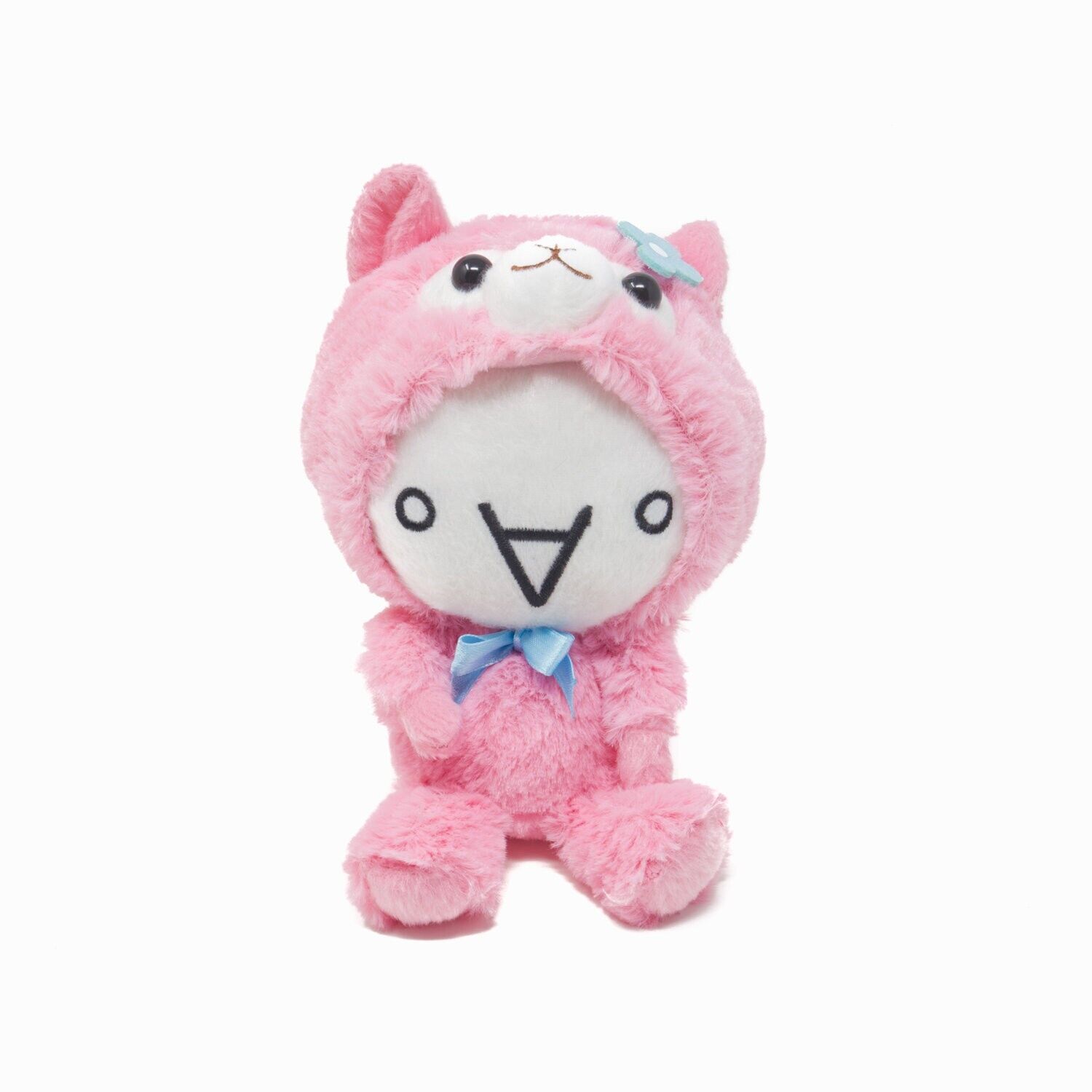 Amuse - Kaomoji Alpaca 6-Inch Cosplay Plush - Pink