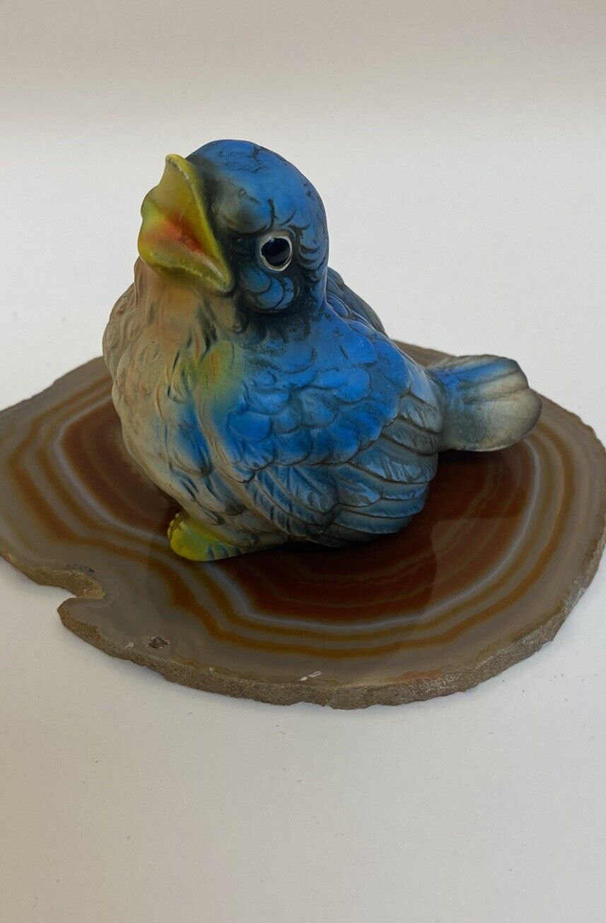 Blue Bird Porcelain Figurine Great Gift Idea, Vintage