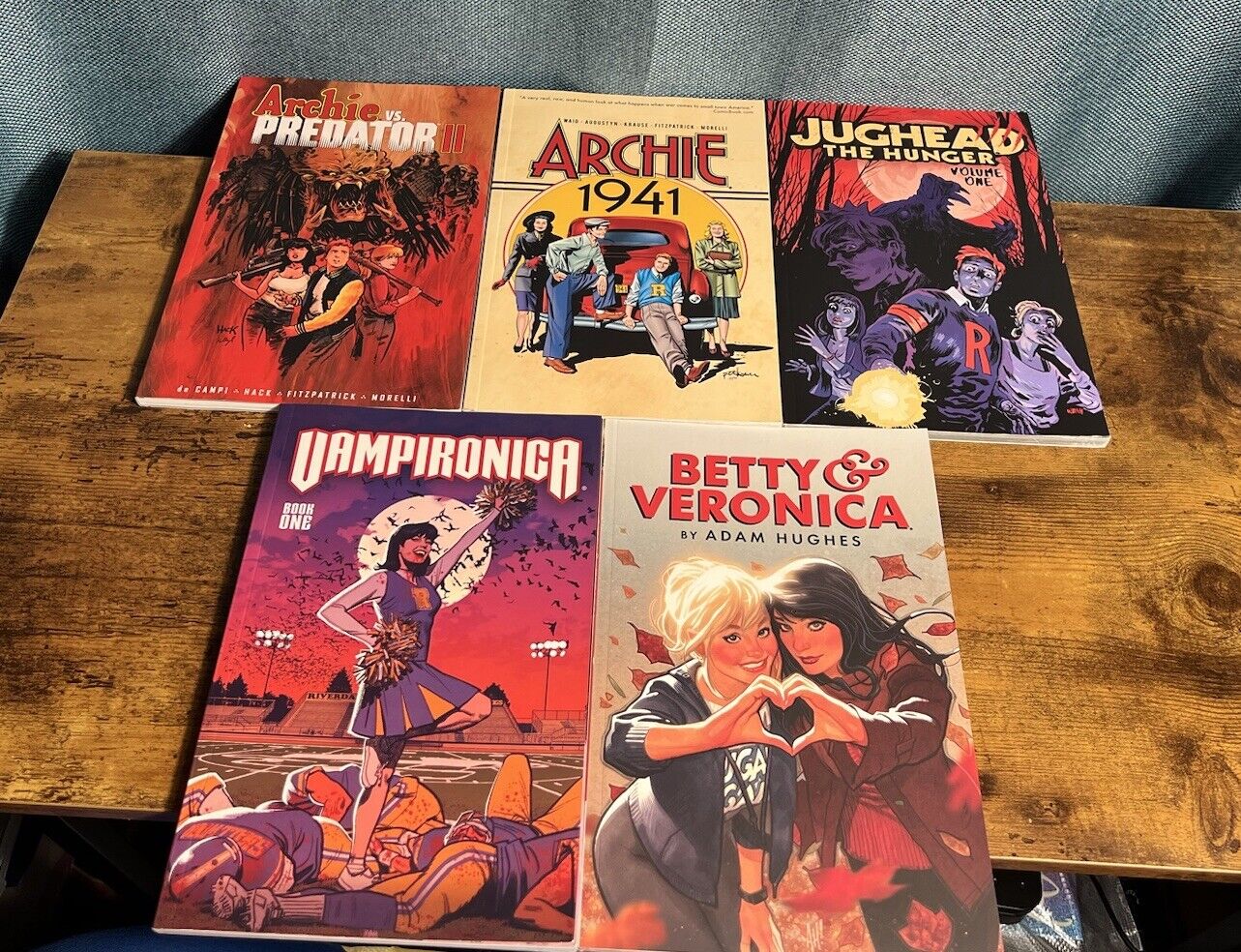 Archie Comics TBP Lot of 5 - Predator 1941 Jughead Vampironica Betty & Veronica