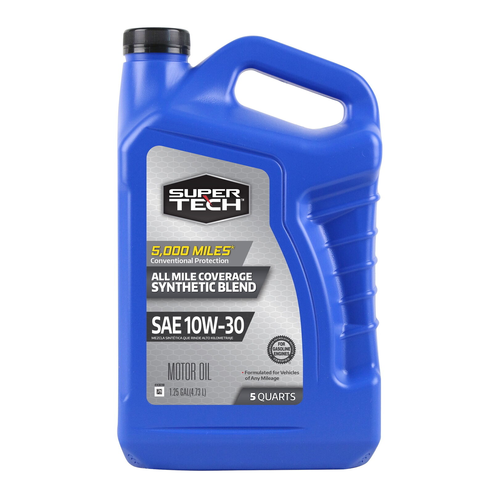 All Mileage Synthetic Blend Motor Oil SAE 10W-30, 5 Quarts