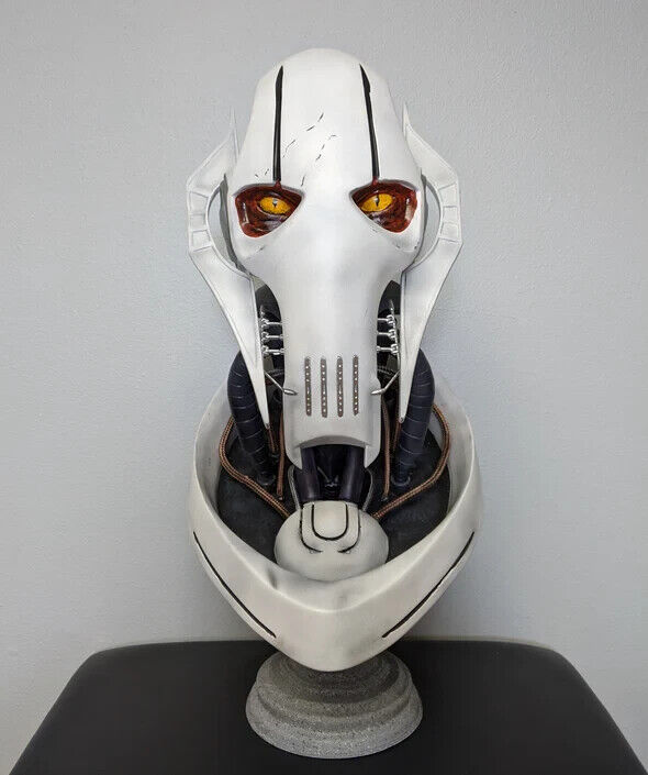 Life Size General Grevious Head Bust Star Wars Prop 3d Printed Kit