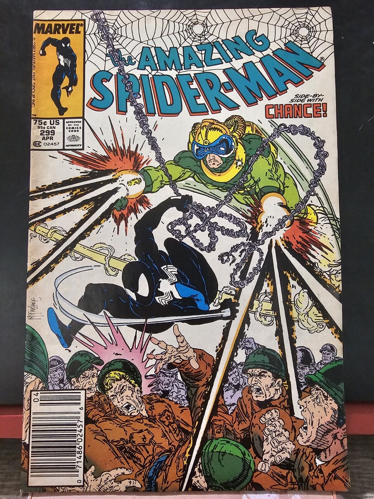 The Amazing Spider-Man #299 Newsstand Todd McFarlane 1988