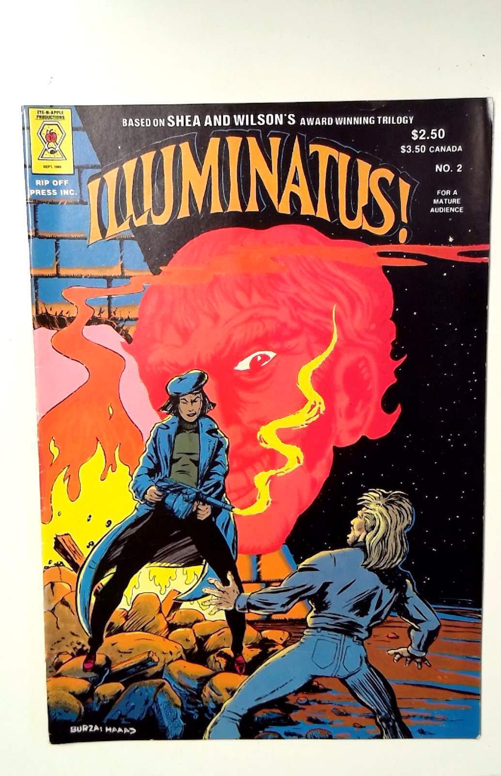 Illuminatus #2 Rip Off Press (1987) FN/VF 1st Print Comic Book