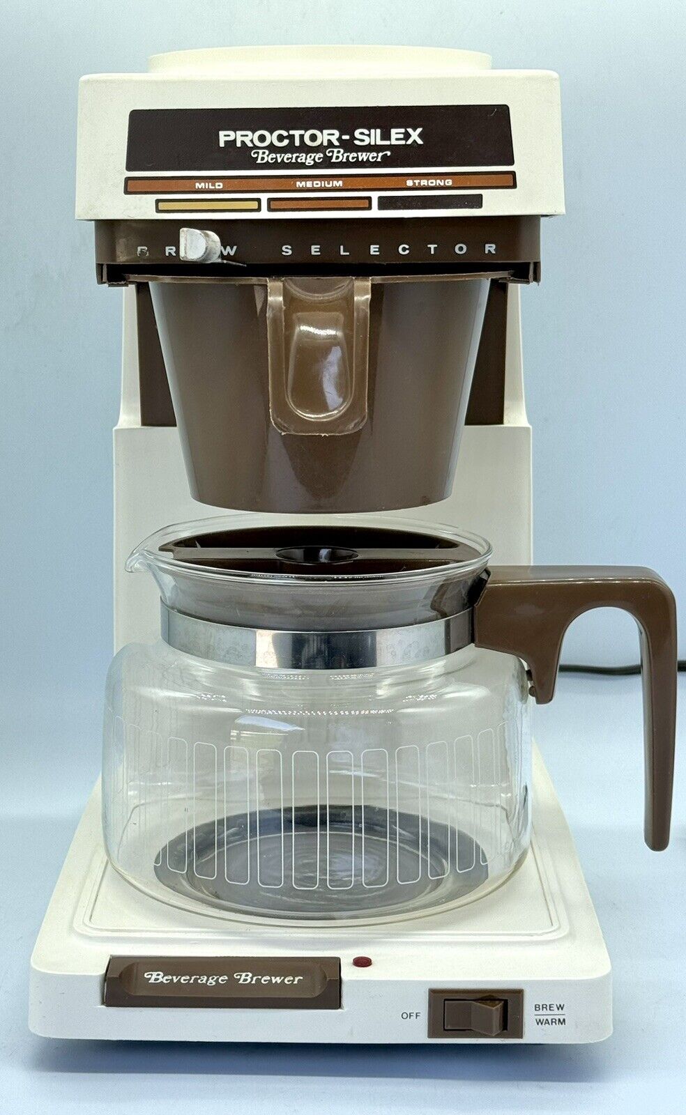 VTG Sears Proctor-Silex Automatic Drip 10 Cup Coffee Maker Brew Strength Select