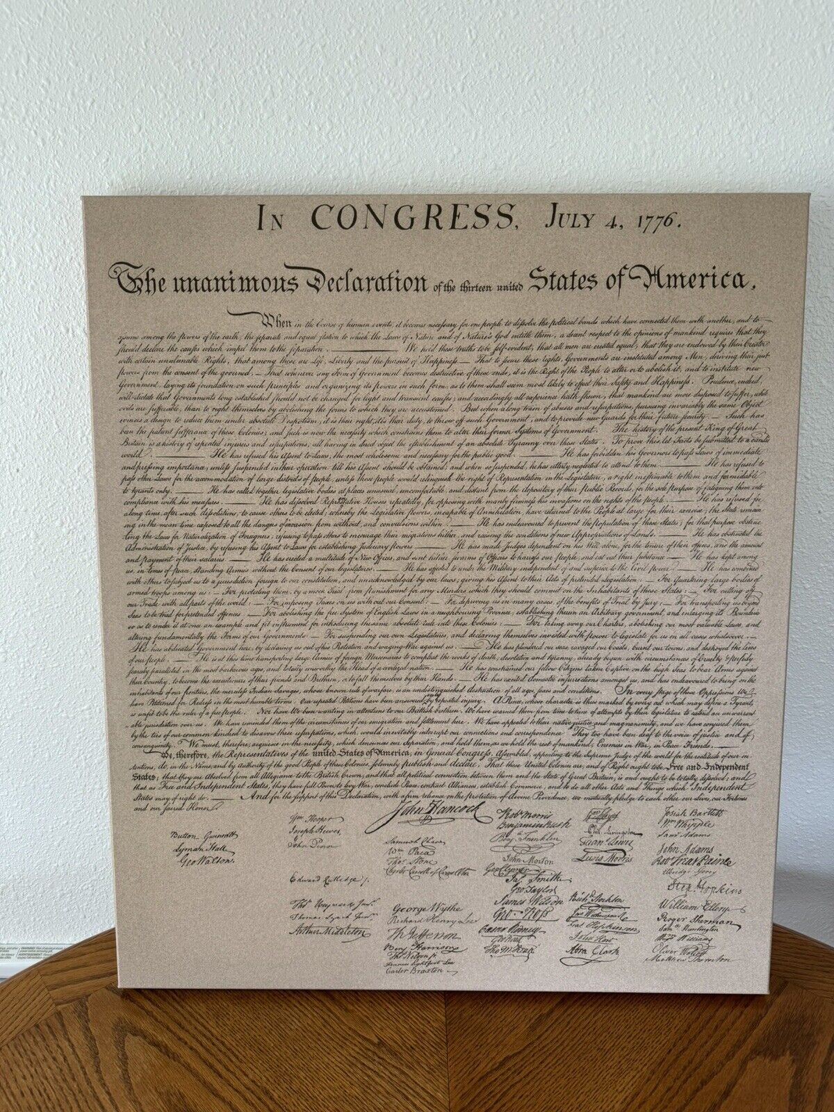 Declaration Of Independence Fine Art of America