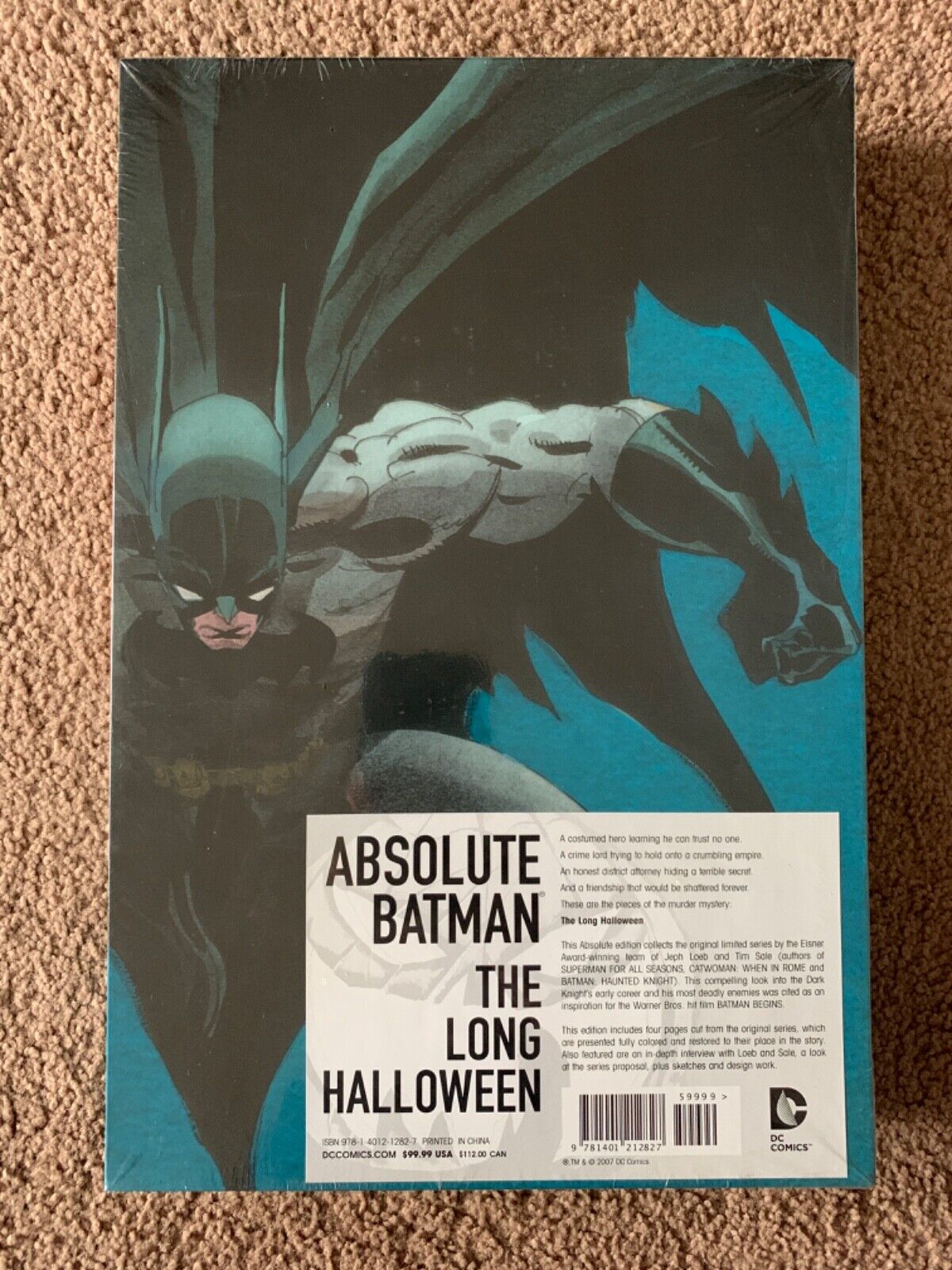 Absolute Batman: The Long Halloween (DC Comics, 2007, Slipcase Hardcover)