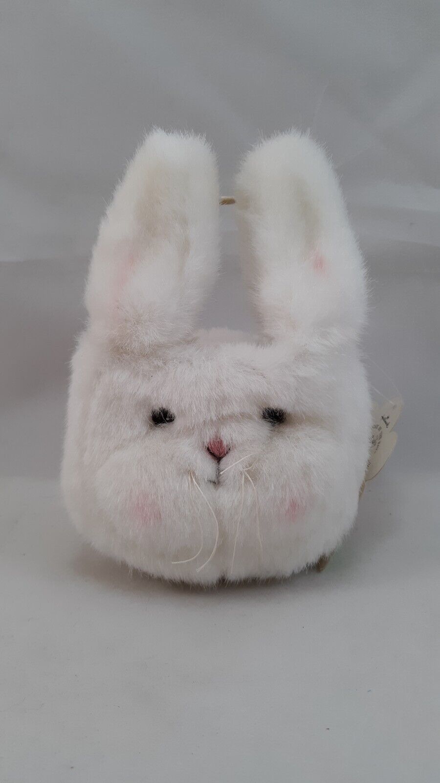 Vintage Halmark Bunnies By The Bay Mini Plush Rabbit Head Basket Easter