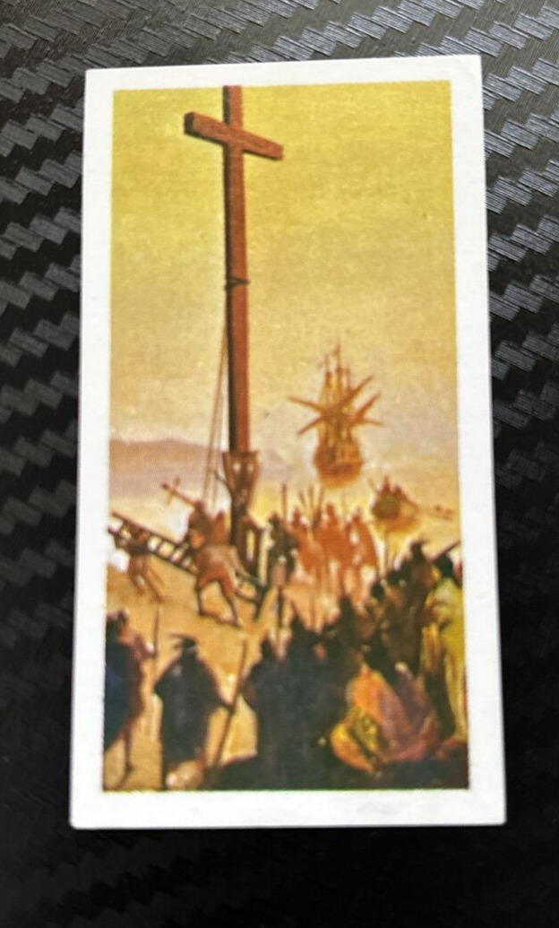1973 Brooke Bond Adventurers & Explorers Trading Card 15 Jacques Cartier