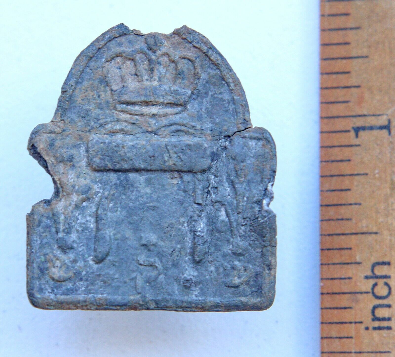 Ancient Judaica Jewish Amulet Pendant Kamea Kabbalah 18-19th Century