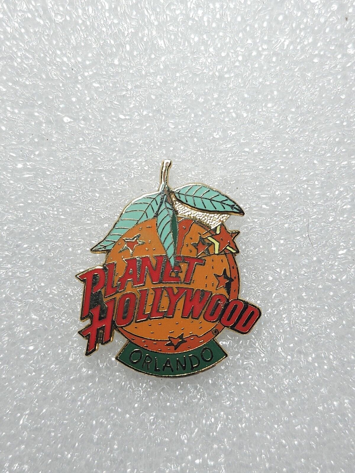 Planet Hollywood Orlando, Orange  Lapel Pin Pinback Vintage 