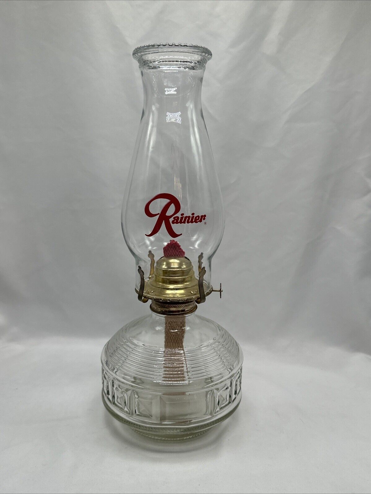 Vintage Rainier Beer Oil Lamp Rare Never Used