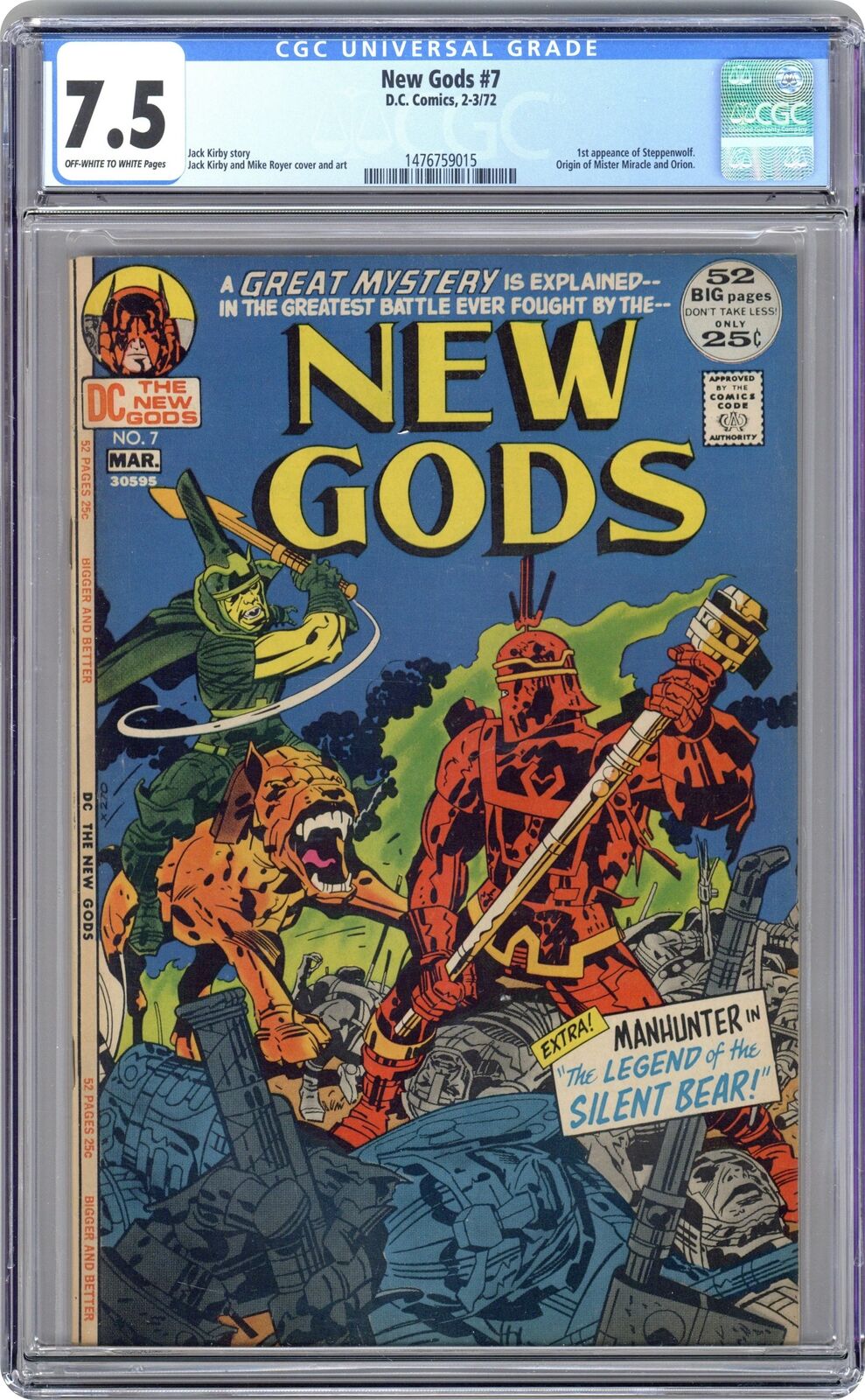New Gods #7 CGC 7.5 1972 1476759015