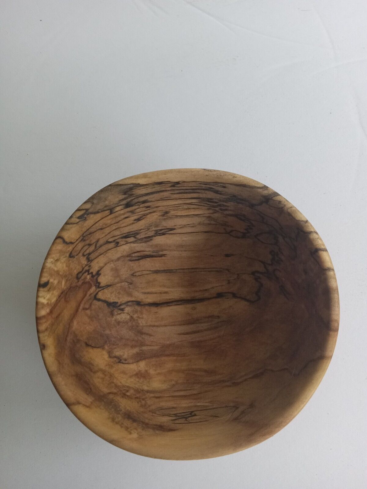 small handcrafted spalted maple wooden bowl