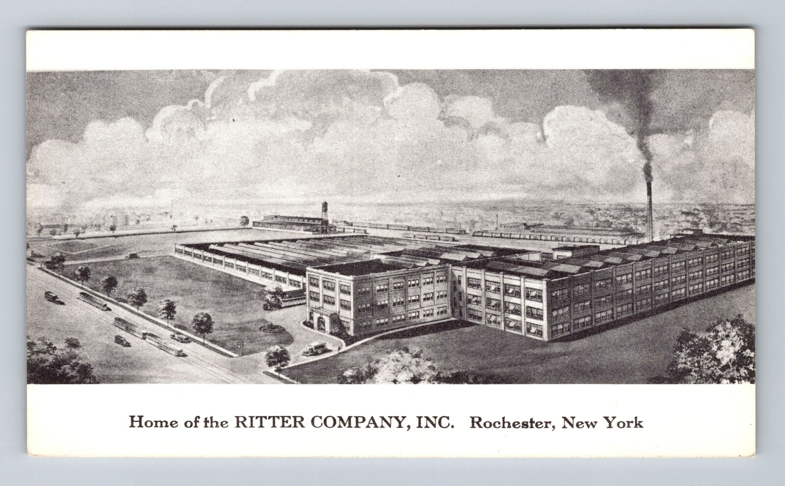 Rochester NY-New York, Home Of The Ritter Company Inc Vintage Postcard