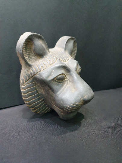 Head of Sekhmet goddess a vintage piece