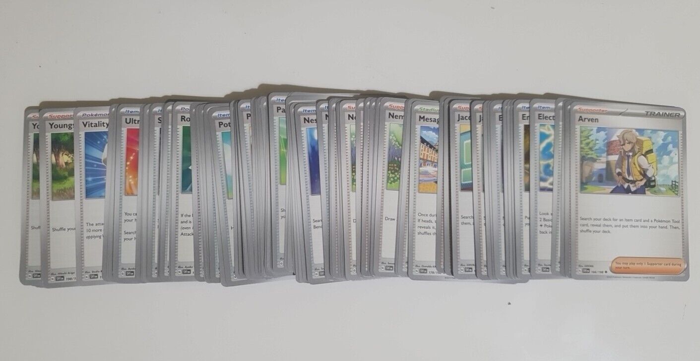 100 X Trainer Pokemon Cards Joblot Bundle ~ 100% Genuine Cards 😀 