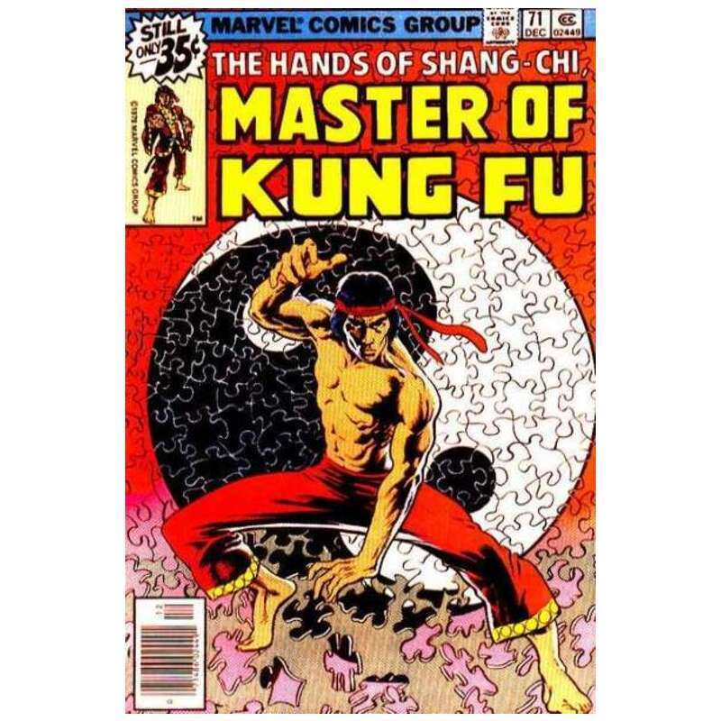 Master of Kung Fu (1974 series) #71 in VG minus condition. Marvel comics [m]