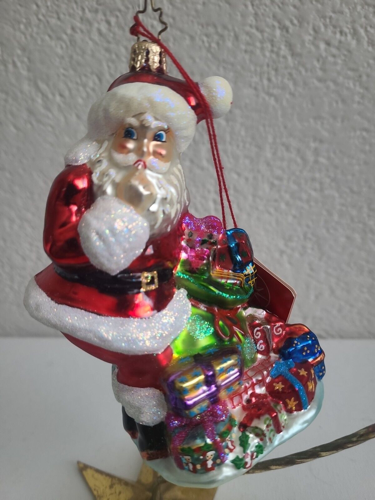 Radko SPECIAL DELIVERY Christmas Ornament 3010588 Poland Glass Blown W/tags Hand