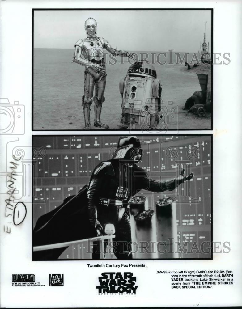 1997 Press Photo Star Wars Trilogy-The Empire Strikes Back Special Edition